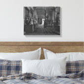 Eerste uitzicht van de inleidende kamer canvas afdruk (Insitu (Slaapkamer))