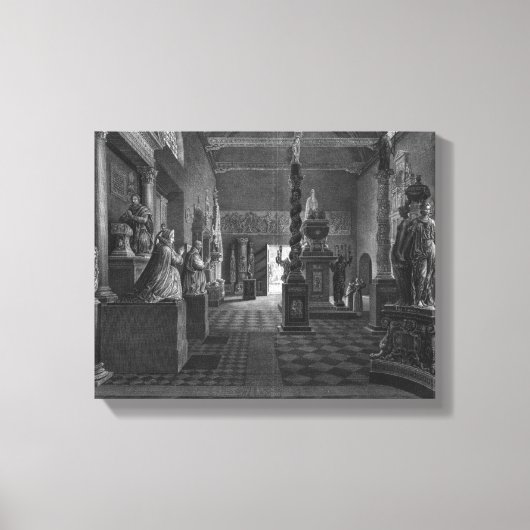 Eerste uitzicht van de inleidende kamer canvas afdruk (Voorkant)