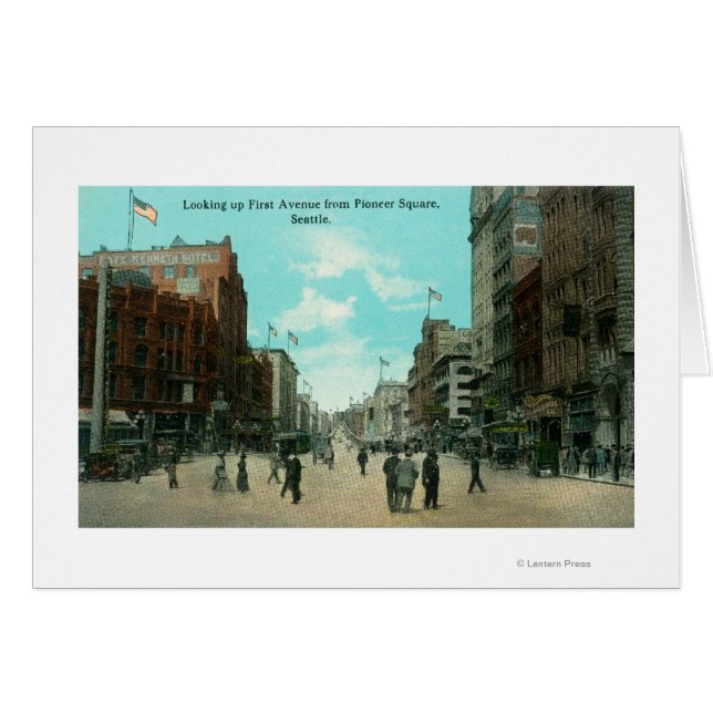 Eerste Uitzicht van Pioneer Avenue (Voorkant Horizontaal)