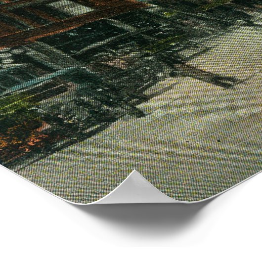 Eerste Uitzicht van Pioneer Avenue Poster (Hoek)