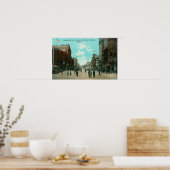 Eerste Uitzicht van Pioneer Avenue Poster (Keuken)