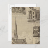 Eerste Universalisty Kerk, Minneapolis, Minnesota Briefkaart (Voorkant / Achterkant)