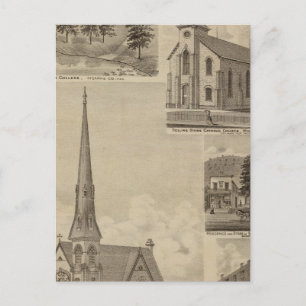 Eerste Universalisty Kerk, Minneapolis, Minnesota Briefkaart