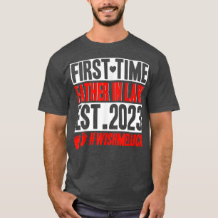 Eerste vader in de wet een grappige zwangerschapsa t-shirt