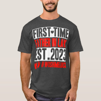 Eerste vader in de wet een grappige zwangerschapsa t-shirt