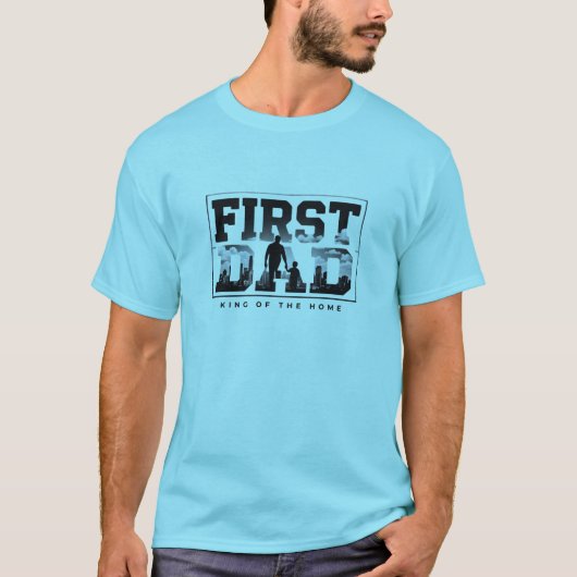 Eerste vader Koning van het huis T-shirt ontwerp (Voorkant)
