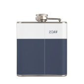 Eerste vaderdag 2 Foto Aangepaste Hip Heupfles (Achterkant)