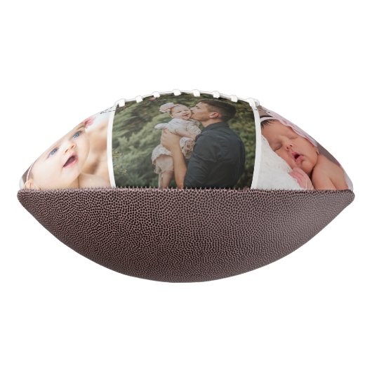 Eerste Vaderdag 3 Foto-collage-alkbord American Football (Gedraaid 90)