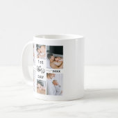 Eerste Vaderdag 6 fotocollage Koffiemok (Voorkant links)