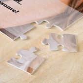 Eerste Vaderdag Aangepaste fotocadedag Legpuzzel (Zijkant)