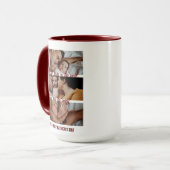 Eerste Vaderdag Aangepaste Fotocollage Nieuwe Vade Mok (Voorkant links)