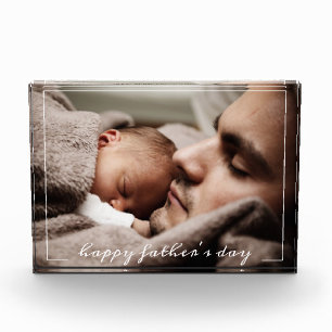Eerste Vaderdag Aangepaste Newborn Foto