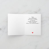 Eerste vaderdag als aangepast bericht van mijn vad feestdagen kaart (Binnen)