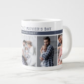 Eerste Vaderdag als papa - 5 fotocollage Grote Koffiekop (Voorkant rechts)