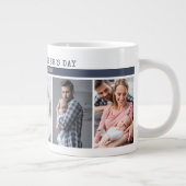 Eerste Vaderdag als papa - 5 fotocollage Grote Koffiekop (Rechts)