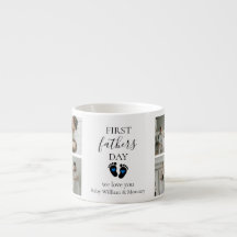 Eerste Vaderdag – Baby Footprints & Blue Hearts