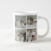 Eerste Vaderdag – Baby Footprints & Blue Hearts Grote Koffiekop (Rechts)