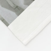 Eerste Vaderdag – Baby Footprints & Pink Hearts Fleece Deken (Hoek)