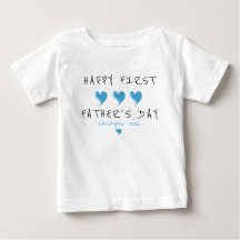 Eerste Vaderdag Blauwe Hart Custom