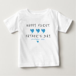 Eerste Vaderdag Blue Heart Custom