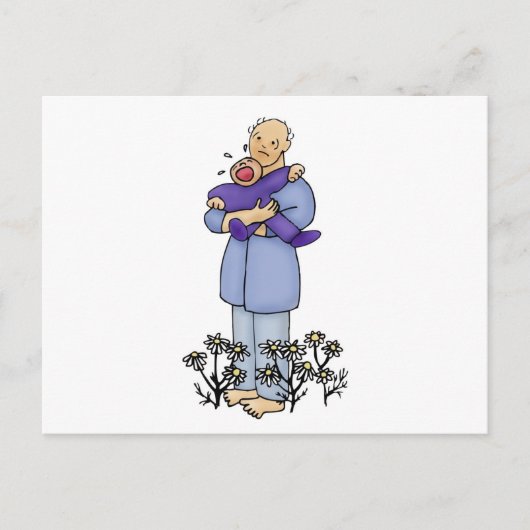 Eerste Vaderdag Briefkaart (Voorkant)