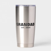 Eerste Vaderdag cadeau idee voor opa Geïsoleerde Drinkbeker (Achterkant)