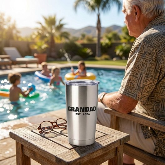 Eerste Vaderdag cadeau idee voor opa Geïsoleerde Drinkbeker