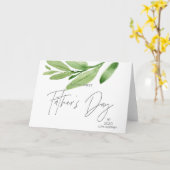 Eerste Vaderdag Cadeaus voor nieuwe vader uit Baby Kaart (Gele Bloem)