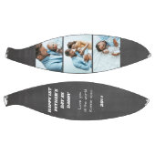 Eerste vaderdag Chalkboard 3 Aangepaste Baby foto Basketbal (Panelen)