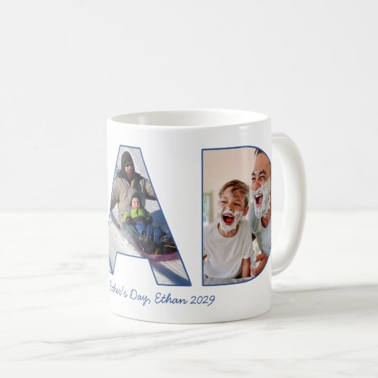 Eerste Vaderdag DAD-fotografie Koffiemok (Voorkant rechts)