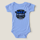 Eerste Vaderdag Epic Baby BodySuit (Design voorkant)