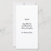 Eerste Vaderdag filmstrip Fotoraster Nieuwe vader (Achterkant)