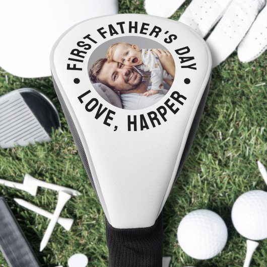Eerste Vaderdag Foto Golfheadcover