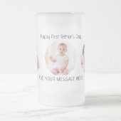 Eerste vaderdag foto matglas bierpul (Center)