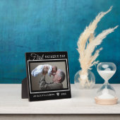 Eerste Vaderdag Foto: New Grandpa Black Fotoplaat (Insitu)