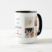 Eerste Vaderdag fotocollage | Dad Coffee Mok (Voorkant rechts)