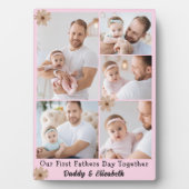 Eerste Vaderdag fotocollage Fotoplaat (voorkant)