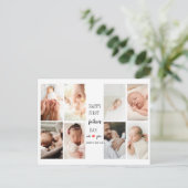 Eerste Vaderdag Fotocollage | Kaart voor Papa (Staand voorkant)