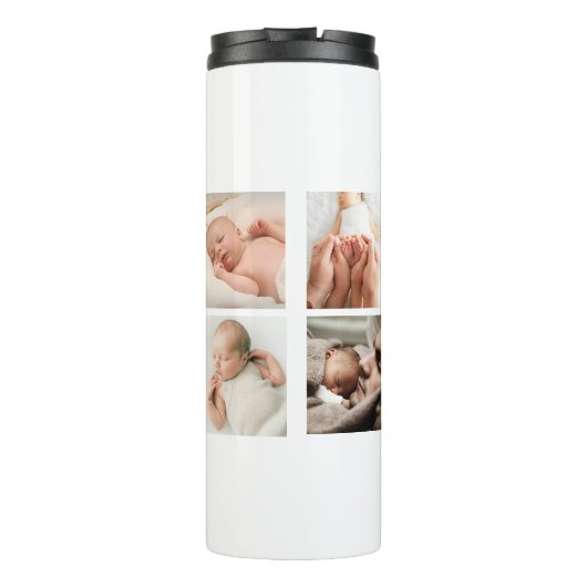 Eerste Vaderdag fotocollage | Thermosbeker (Achterkant)