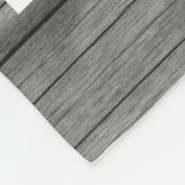 Eerste Vaderdag grijs hout 8 Foto collage   Fleece Deken (Hoek)