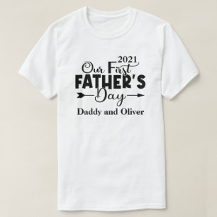 Eerste Vaderdag Heren Wit T-shirt
