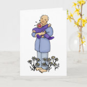 Eerste Vaderdag Kaart (Gele Bloem)