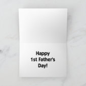 Eerste Vaderdag Kaart (Binnen)