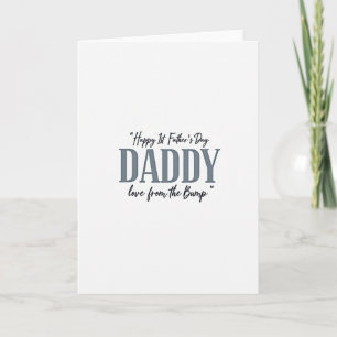 Eerste Vaderdag Kick Card Kaart