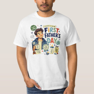 Eerste Vaderdag - Kies je maat  T-shirt