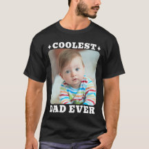 Eerste Vaderdag Koelste Papa Ooit Baby Foto Cool