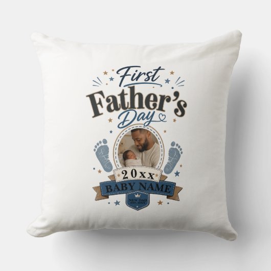 Eerste Vaderdag Kussen (Voorkant)