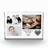 Eerste vaderdag liefde je vaders fotoblok (Voorkant)