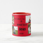 Eerste vaderdag naar Wereld beste vader Mok (Midden)