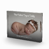 Eerste vaderdag Nieuw pap Baby Foto blok (Rechts)